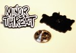 MINOR THREAT - logo pin