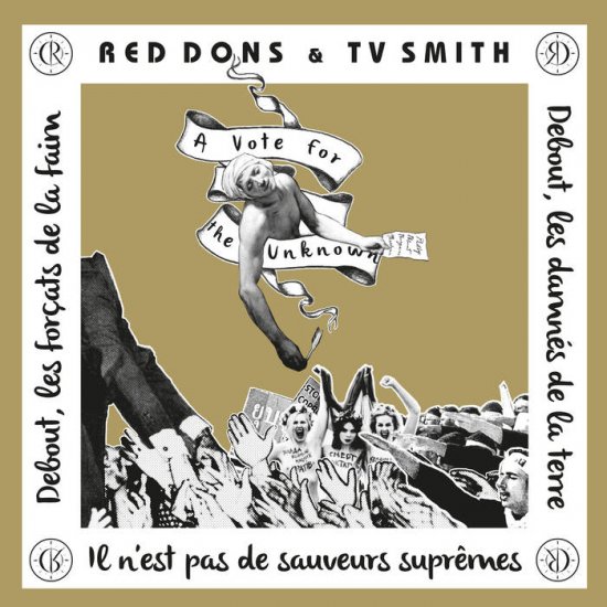 RED DONS + TV SMITH - a vote for the unknown - Click Image to Close